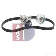 Комплект ремня грм с водяным насосом AKS DASIS 570296n 1437273793 I6 T1JV - Изображение 9
