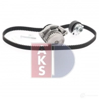 Комплект ремня грм с водяным насосом AKS DASIS 1437273803 G0 MOW 570299n - Изображение 9