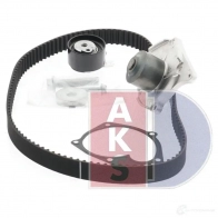Комплект ремня грм с водяным насосом AKS DASIS L PU1PWY 1437273811 570359n - Изображение 5