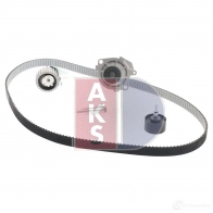Комплект ремня грм с водяным насосом AKS DASIS 1437273813 KFFY 0PW 570344n - Изображение 3