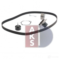 Комплект ремня грм с водяным насосом AKS DASIS 1437273817 TO 1VCI 570324n - Изображение 7