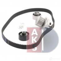 Комплект ремня грм с водяным насосом AKS DASIS 0 P06G 1437273823 570262n - Изображение 6
