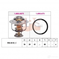Термостат ож EPS Facet 7.8688 Kw 580 688 1880688 3297254