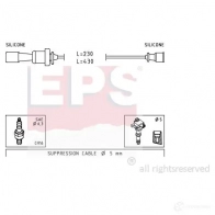 Высоковольтные провода зажигания, комплект EPS 3294598 KW 358 251 FACET 4.7251 1499251
