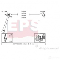 Высоковольтные провода зажигания, комплект EPS FACET 4.9793 3294849 1501793 KW 360 793