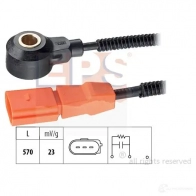 Датчик детонации EPS FACET 9.3186 1957186 KW 457 186 3298398