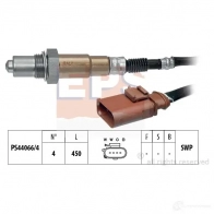 Лямбда зонд, кислородный датчик EPS KW 498 348 FACET 10.8348 1998348 3299694