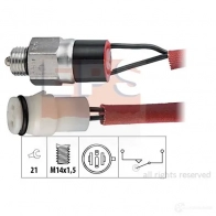 Датчик стоп сигнала, выключатель EPS 3296637 1860159 KW 560 159 FACET 7.6159
