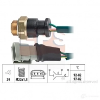 Датчик вентилятора радиатора EPS 3296519 FACET 7.5662 KW 550 662 1850662