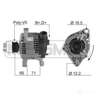 Генератор ERA GZCP I1 Fiat Marea (185) 1 Седан 1.6 Sx 98 л.с. 2000 – 2002 210070A