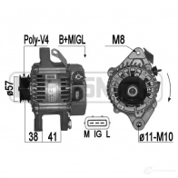 Генератор ERA 366 D2 209394 Toyota Yaris Verso (XP20) 1 Минивэн 1.4 D 4D (NLP20. NLP22) 75 л.с. 2001 – 2005