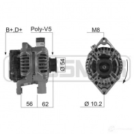 Генератор ERA 1438235820 1AH2DX Y 210227R