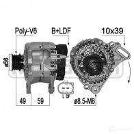 Генератор ERA Audi A2 (8Z) 1 2000 – 2005 A 09PC2X 209282A