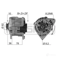 Генератор ERA Q6W5O G 210418A Ford KA 1 (CCQ, RB) Хэтчбек 1.3 i 49 л.с. 1998 – 2008