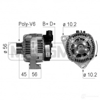 Генератор ERA Citroen Xsara 1 (N1) Хэтчбек 1.8 i 90 л.с. 1997 – 2000 210184A PPA7Z8 2