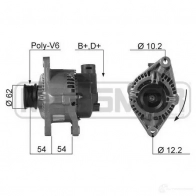 Генератор ERA Fiat Strada (178) 1 Пикап 1.9 JTD 80 л.с. 2003 – 2024 H6M LKJM 210153A