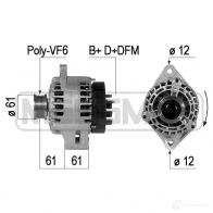 Генератор ERA 1 ZNEW0 Opel Astra (H) 3 Кабриолет 1.6 Turbo (L67) 180 л.с. 2007 – 2010 210325A