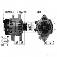 Генератор ERA ID 3SA 210889A Toyota Yaris (XP90) 2 Хэтчбек 1.0 GPL (KSP90) 69 л.с. 2006 – 2025
