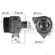 Генератор ERA 210102R 7X4 GD Mercedes C-Class (W202) 1 Седан 1.8 C 180 (2018) 122 л.с. 1993 – 2000