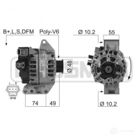 Генератор ERA 210425A F31N8 Q Ford KA 1 (CCQ, RB) Хэтчбек 1.3 i 70 л.с. 2002 – 2008