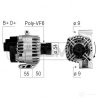 Генератор ERA 210748A Fiat Doblo (263) 2 Фургон M7Q HO9