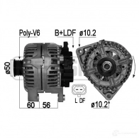 Генератор ERA 209044A Opel Astra (G) 2 Хэтчбек 2.2 DTI (F08. F48) 125 л.с. 2002 – 2005 LVQOV9 M