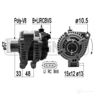 Генератор ERA 209407A Land Rover Range Rover 3 (L322) 2002 – 2012 TC XSL