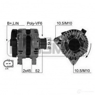 Генератор ERA 210426A X3OQ N8N Ford Mondeo 4 (CA2, BA7) Хэтчбек 2.0 TDCi 140 л.с. 2007 – 2015