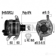 Генератор ERA 209316 4MTL5 12 Ford S-Max 2 (CDR, CJ) 2015 – 2020