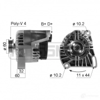 Генератор ERA 22T ZD 210237 Fiat Panda (169) 2 Хэтчбек 1.2 Natural Power 60 л.с. 2007 – 2011