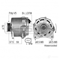 Генератор ERA 210788 0KP9 5W Audi A6 (C6) 3 Седан 4.2 Fsi Quattro 350 л.с. 2006 – 2011