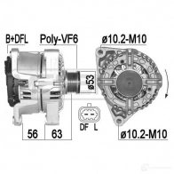 Генератор ERA 1438236309 DAWHT K 209380A