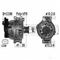 Генератор ERA Bmw 3 (E46) 4 Седан 2.0 318 i 136 л.с. 2001 – 2005 210985A N93H YZX