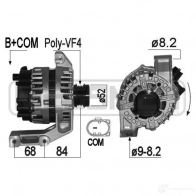 Генератор ERA 77 U6JY 209318 Ford Focus 3 (CB8) Седан 2.0 150 л.с. 2013 – 2024