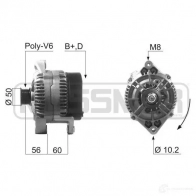 Генератор ERA Opel Astra (F) 1 Хэтчбек 8 B257T 210165A