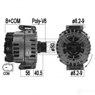 Генератор ERA J5E R4 209180 Mercedes E-Class (C207) 4 Купе 3.5 E 300 (2055) 252 л.с. 2011 – 2024