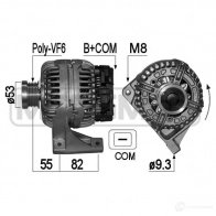 Генератор ERA 9R B6Y Volvo S80 1 (184) Седан 2.5 T AWD 210 л.с. 2003 – 2006 209074