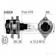 Генератор ERA 1438236371 F1 8NBE 210773A