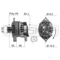 Генератор ERA 210223 Renault Megane (DA) 1 Купе 2.0 16V (DA0H) 147 л.с. 1996 – 1999 05 49X