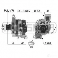 Генератор ERA 210441A RUO5 9 Volvo S40 2 (544) Седан 2.0 146 л.с. 2006 – 2012