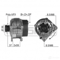 Генератор ERA PAAK 5 Audi A4 (B5) 1 1994 – 2000 210097R