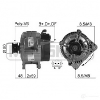 Генератор ERA 210088R Volkswagen Passat (B3-B4) 2 Седан 1.9 TDI 90 л.с. 1993 – 1996 HF9 OU