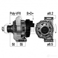 Генератор ERA FBLU 6 Fiat Doblo (263) 2 Кабина с шасси 1.3 D Multijet 90 л.с. 2010 – 2025 210971