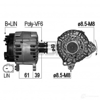 Генератор ERA Skoda Octavia (A7, 5E3) 3 Хэтчбек 1.2 TSI 110 л.с. 2015 – 2024 N1 F2TD9 209276