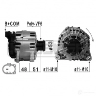 Генератор ERA 210878 Ford Mondeo 4 (CA2, BA7) Седан 2.0 TDCi 163 л.с. 2010 – 2015 5S O78