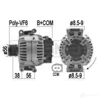 Генератор ERA 210850 SRHK9 Q3 Audi A4 (B8) 4 Седан 1.8 Tfsi 160 л.с. 2007 – 2012