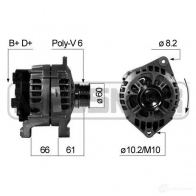 Генератор ERA Peugeot Boxer 2 (230L) Фургон 2.8 HDi 126 л.с. 2000 – 2001 38 RQ45G 210668