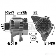 Генератор ERA Toyota Corolla (E150) 10 Седан 1.4 VVT i (ZZE150) 97 л.с. 2006 – 2013 209426 0 ISPKN