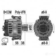 Генератор ERA K2OB V1 Audi A5 (8T3) 1 Купе 2.7 Tdi 190 л.с. 2007 – 2012 209275