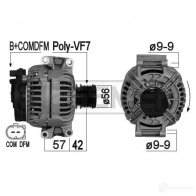 Генератор ERA Mercedes E-Class (S211) 3 Универсал 1.8 E 200 T Kompressor (2142) 163 л.с. 2003 – 2009 209086A 9 1LFJDU